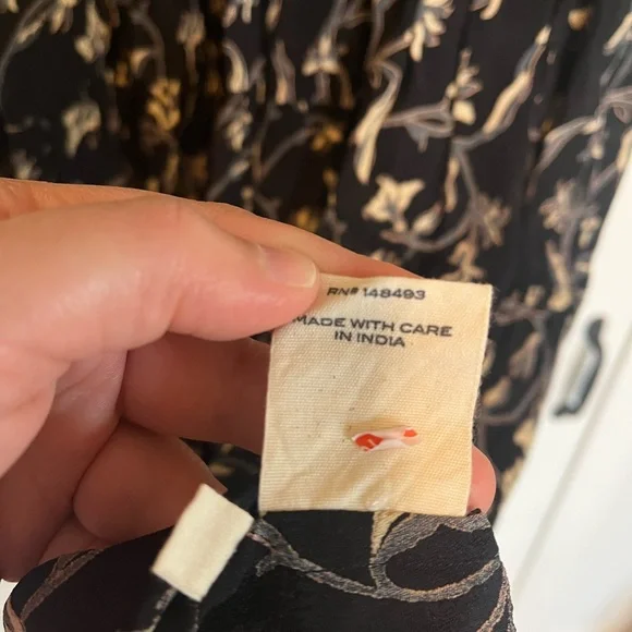 Doên Zinnia Dress, Scroll Print, Midi, Size M - Picture 8 of 12